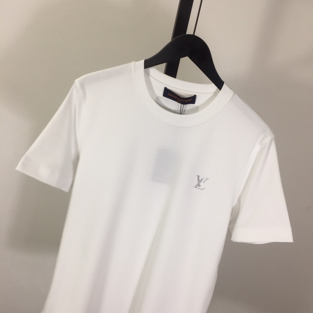 Louis Vuitton Cotton T-Shirt With Crystal - DopestKickz