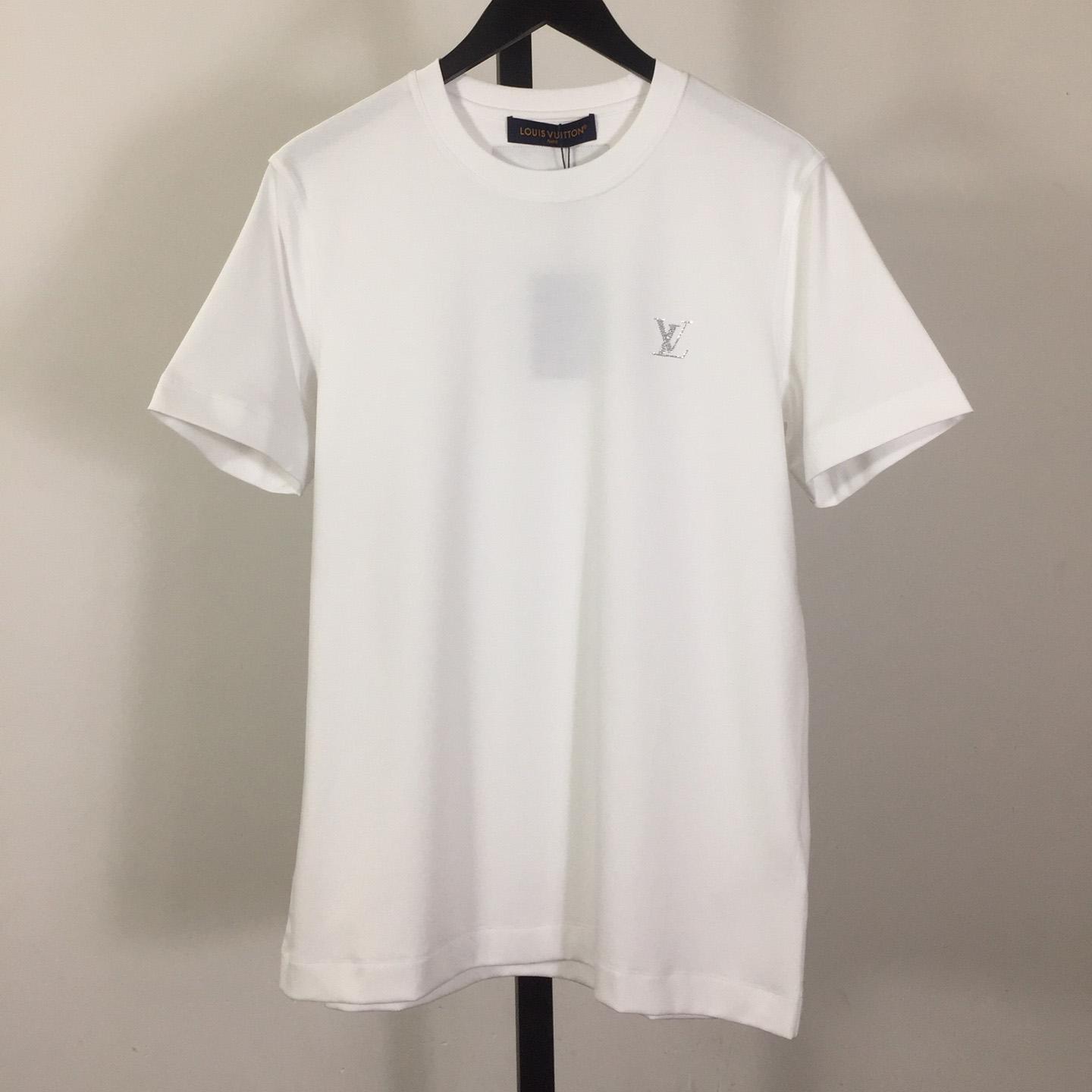 Louis Vuitton Cotton T-Shirt With Crystal - DopestKickz