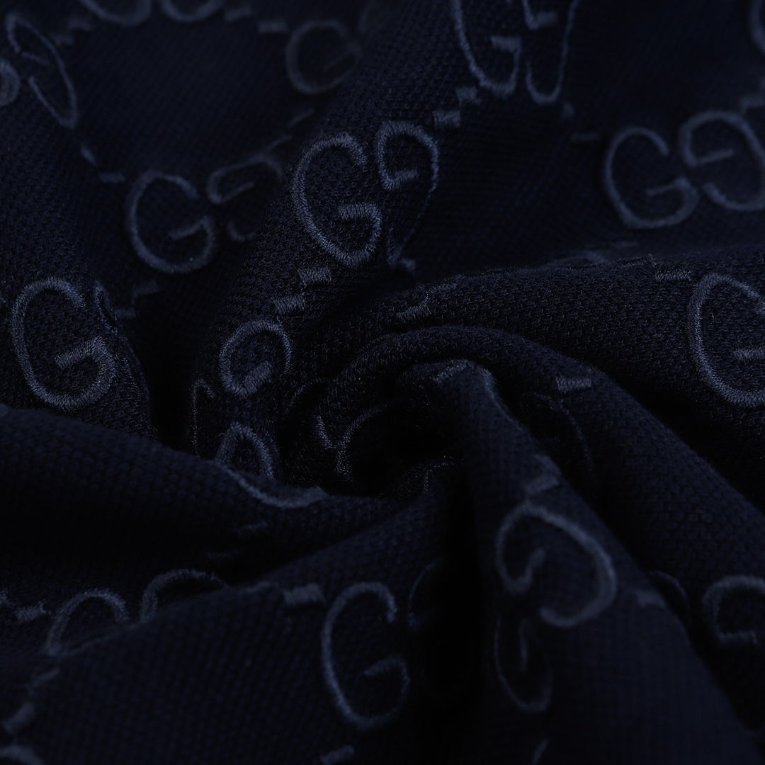 Gucci Cotton polo shirt with GG Embroidery - DopestKickz