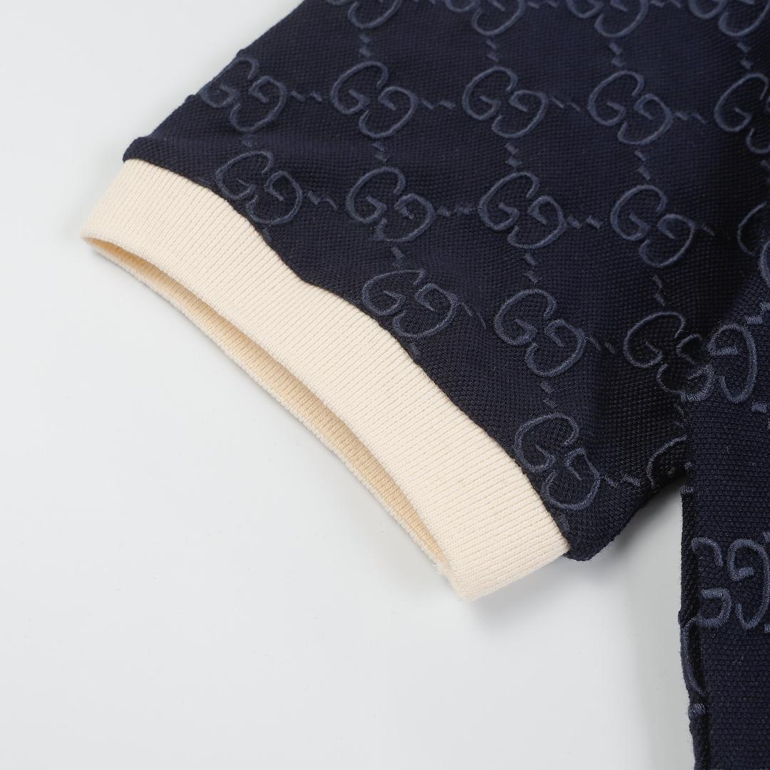 Gucci Cotton polo shirt with GG Embroidery - DopestKickz
