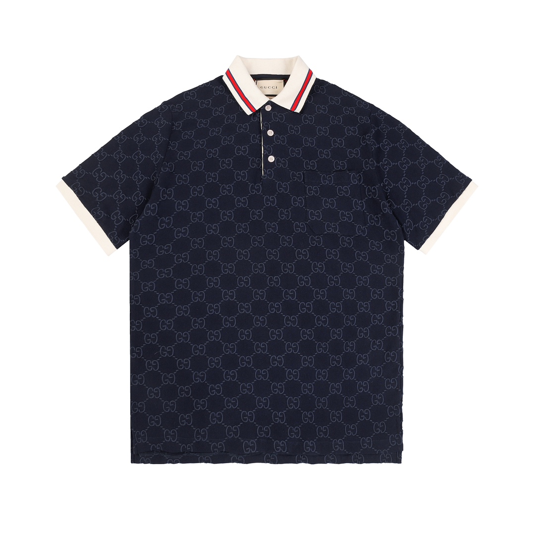 Gucci Cotton polo shirt with GG Embroidery - DopestKickz