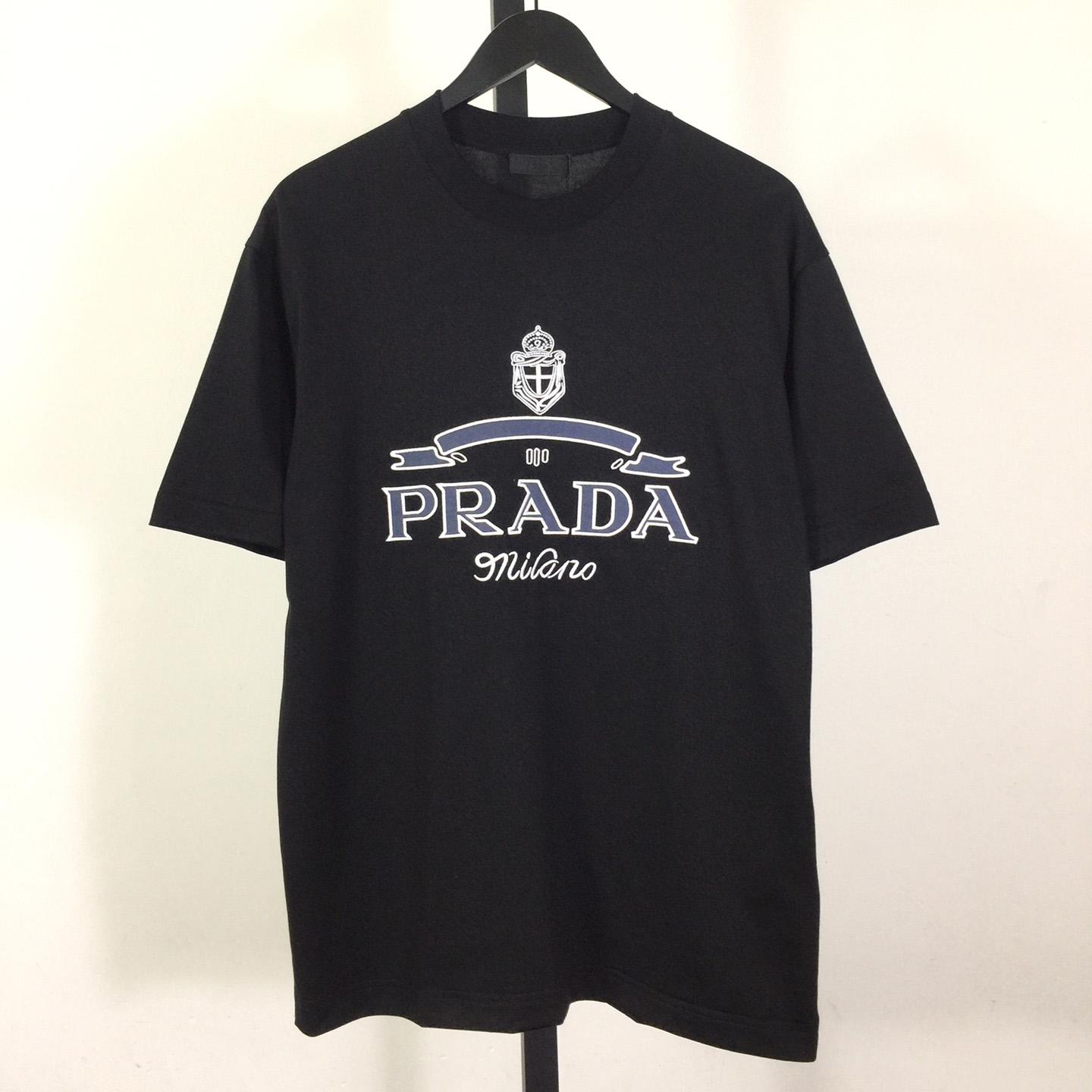 Prada Cotton T-Shirt - DopestKickz