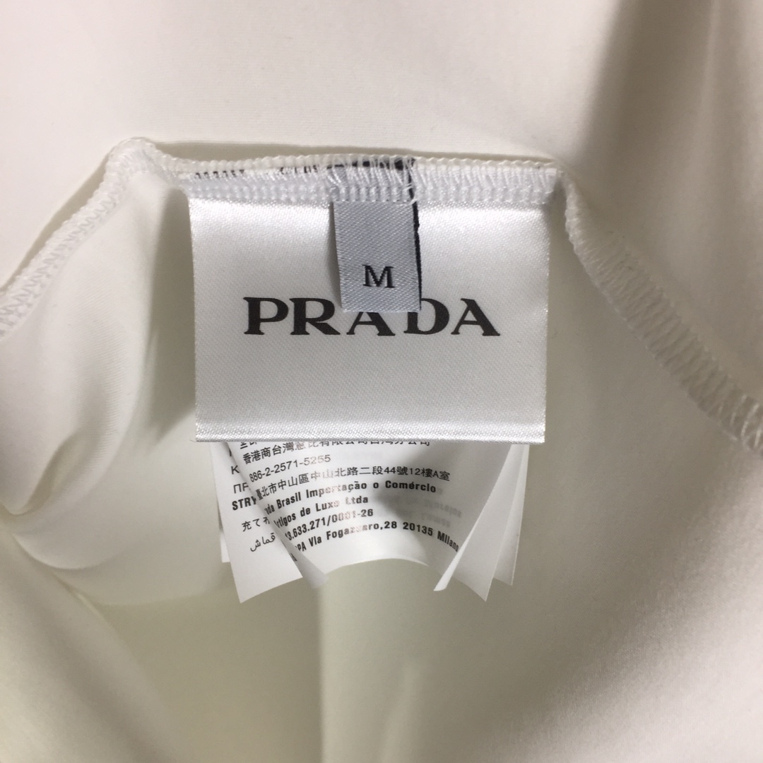 Prada Cotton T-Shirt - DopestKickz