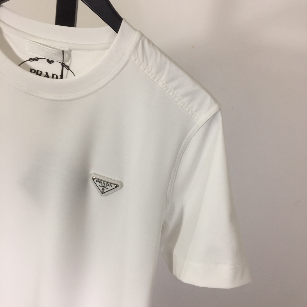 Prada Cotton T-Shirt - DopestKickz