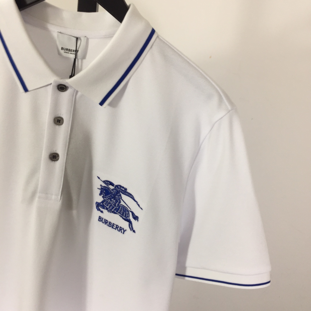 Burberry EKD Cotton Polo Shirt - DopestKickz