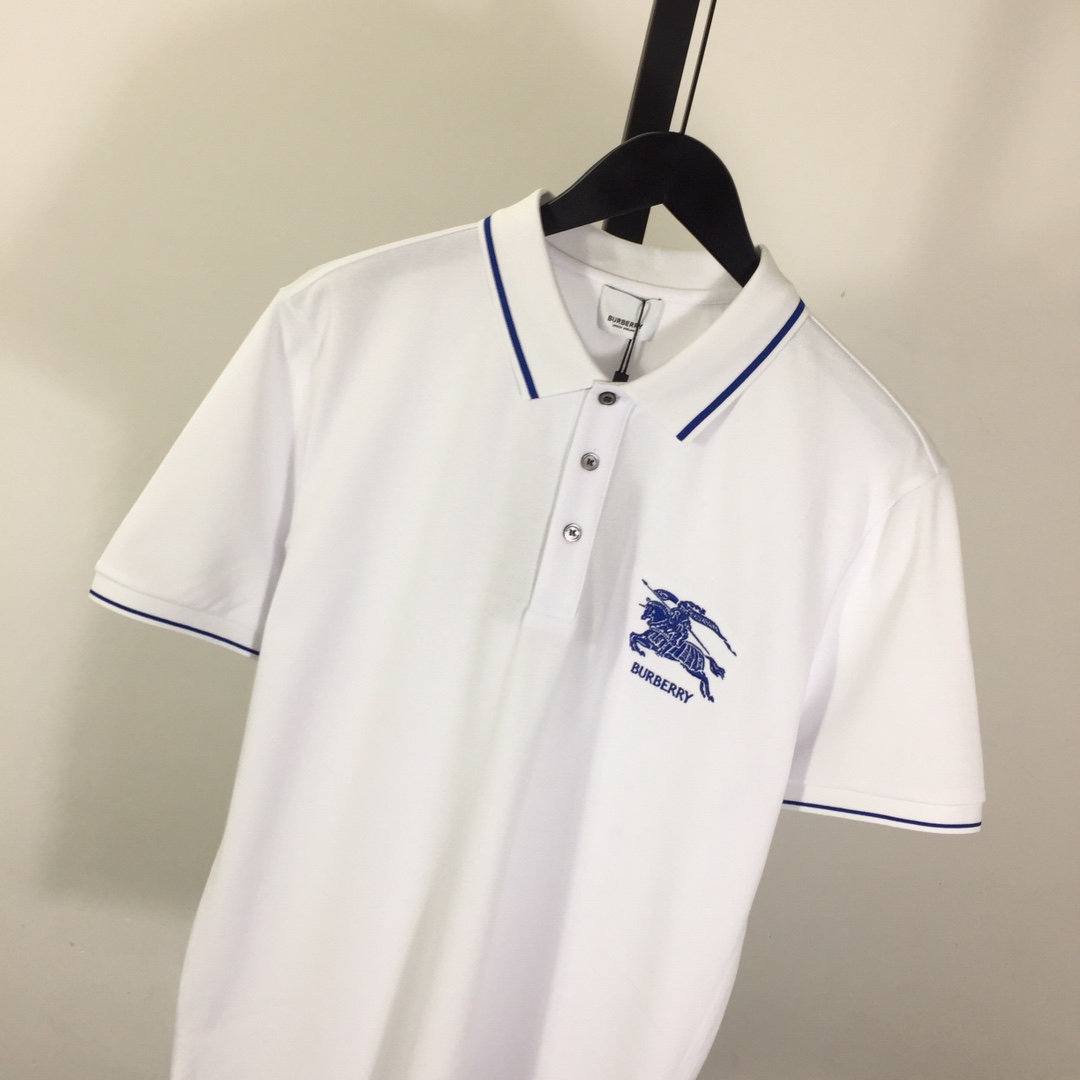 Burberry EKD Cotton Polo Shirt - DopestKickz