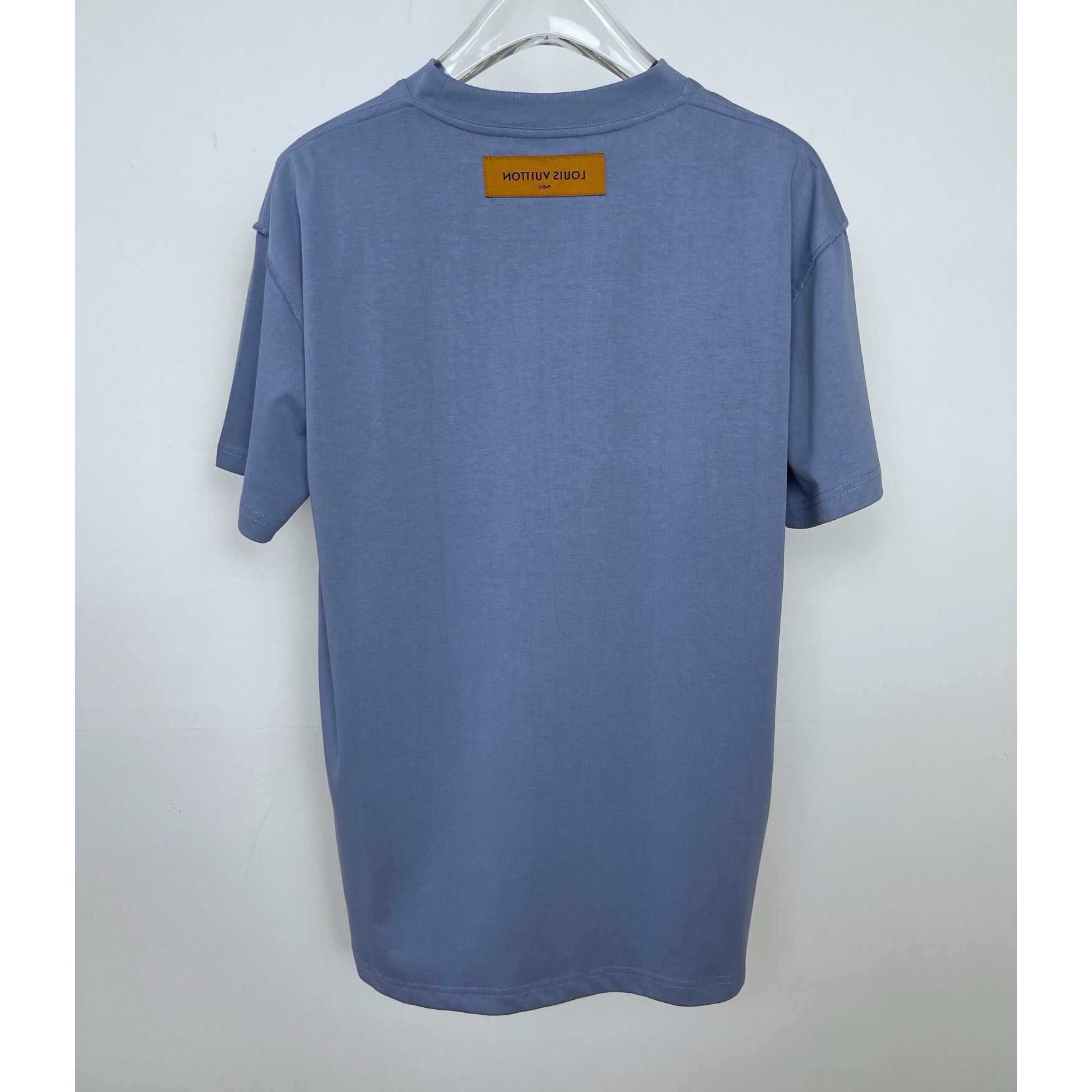Louis Vuitton Logo Cotton T-Shirt    - DopestKickz