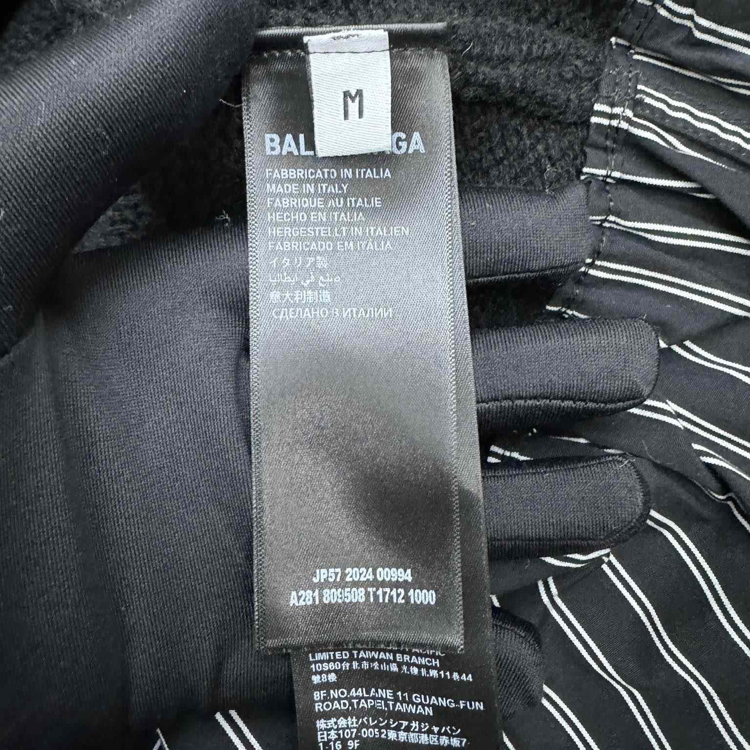 Balenciaga Layered Shirt V-Neck Sweater In Black - DopestKickz