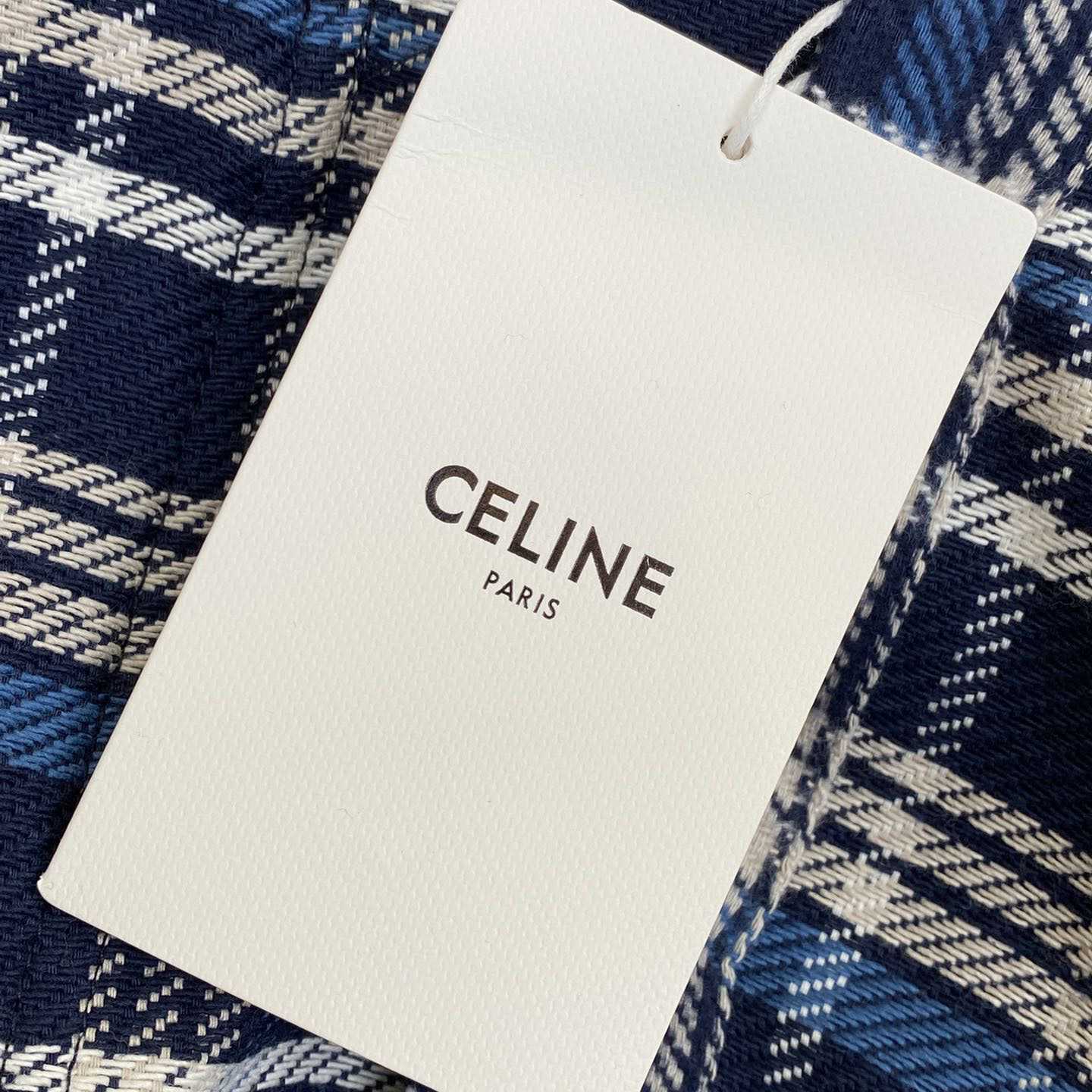 Celine Loose Lumberjack Shirt In Check Cotton - DopestKickz