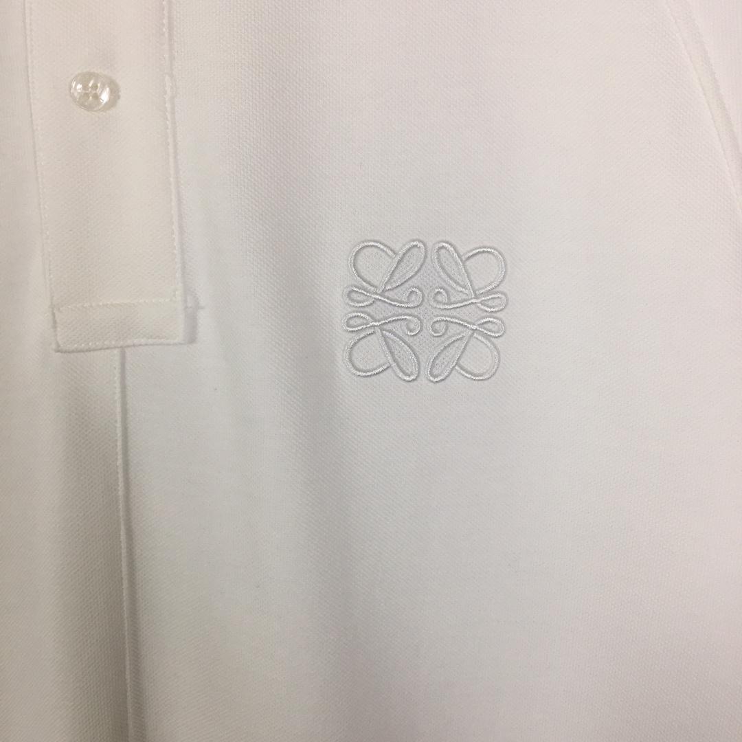 Loewe Logo Cotton Polo Shirt - DopestKickz