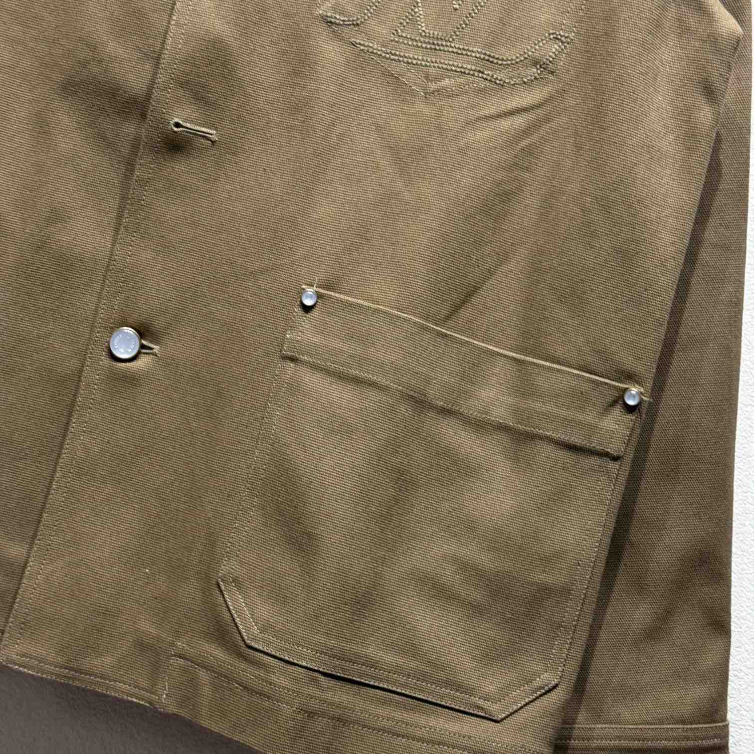 Louis Vuitton Tailored Workwear Cotton Canvas Jacket   1AGJ70 - DopestKickz