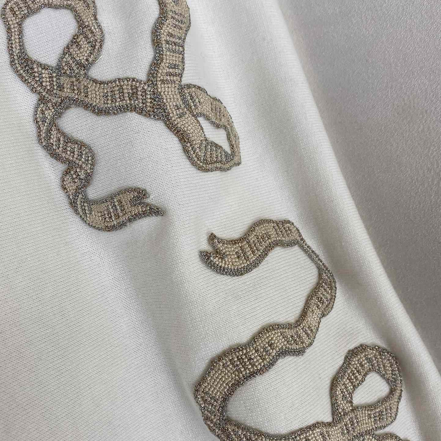 Louis Vuitton Embellished Short-Sleeved Cotton Crewneck   1AGJTY - DopestKickz