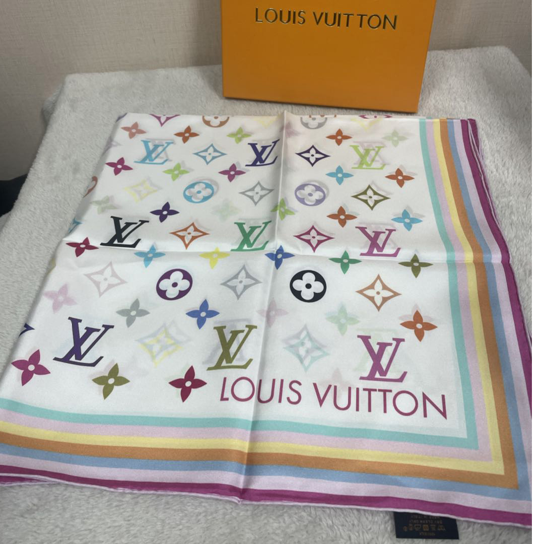Louis Vuitton LV x TM Monogram Multicolor Square 90  M96095  M94967 - DopestKickz