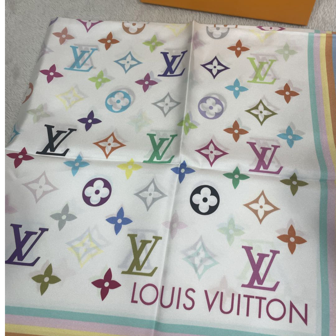 Louis Vuitton LV x TM Monogram Multicolor Square 90  M96095  M94967 - DopestKickz