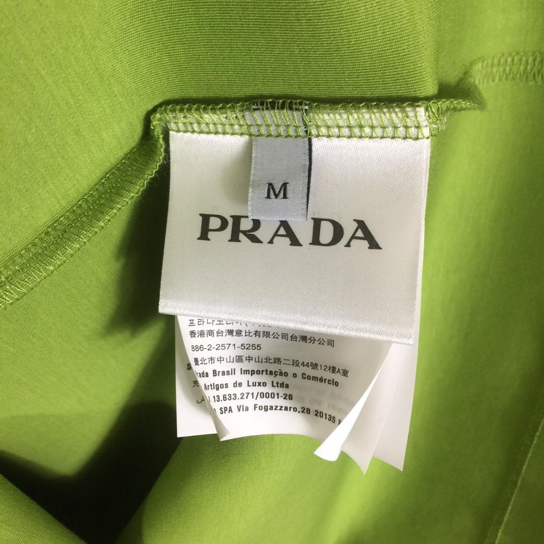 Prada Cotton T-Shirt - DopestKickz