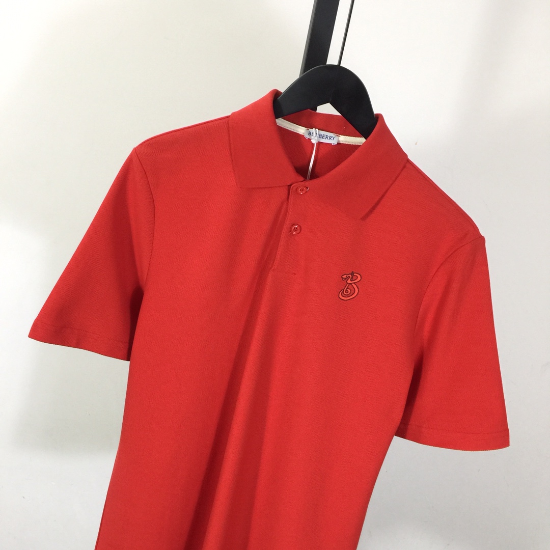Burberry B Snake Cotton Polo Shirt - DopestKickz