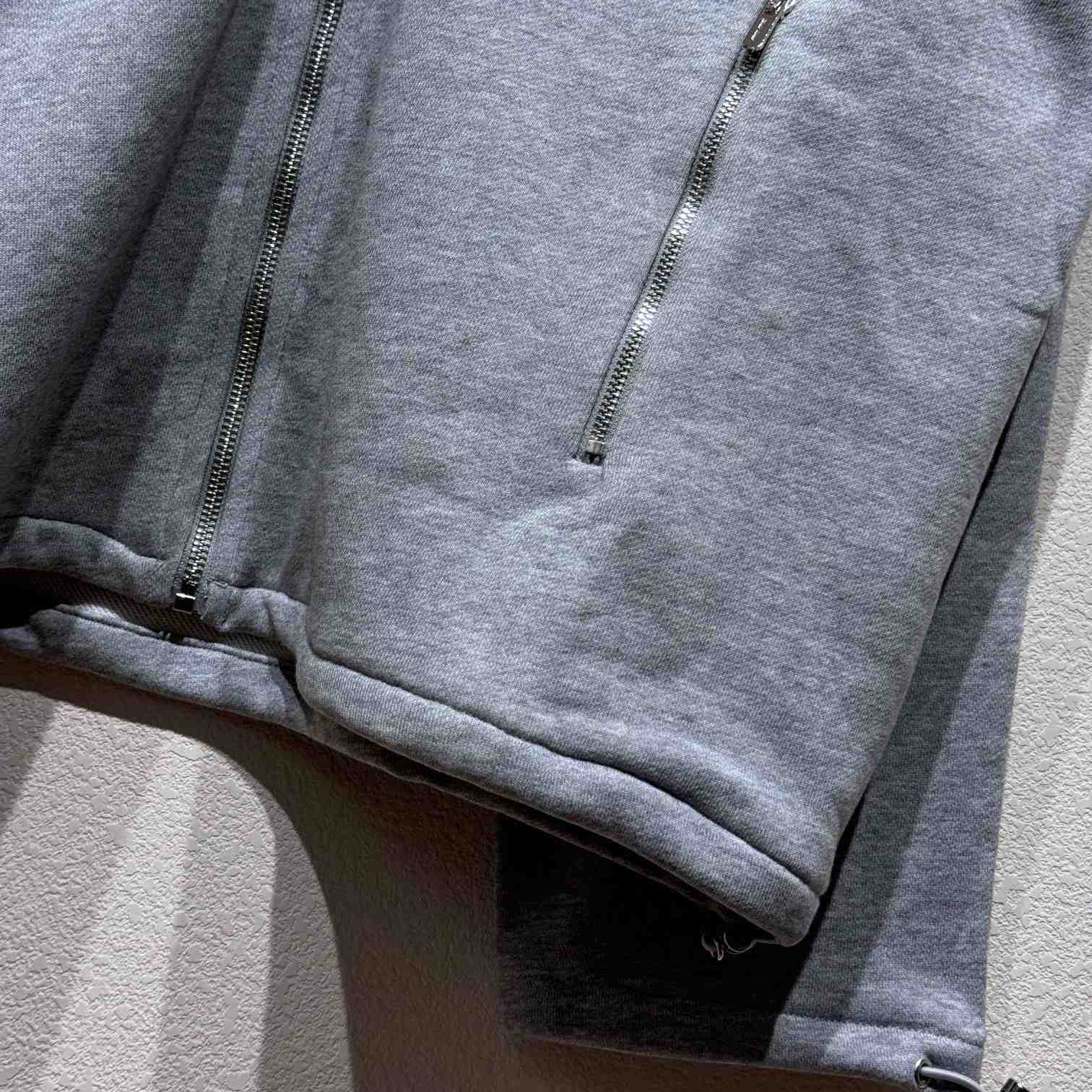 Miu Miu Cotton Fleece Zipper Sweatshirt - DopestKickz
