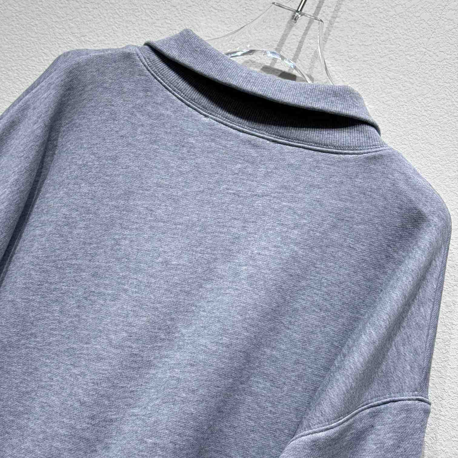 Miu Miu Cotton Fleece Zipper Sweatshirt - DopestKickz