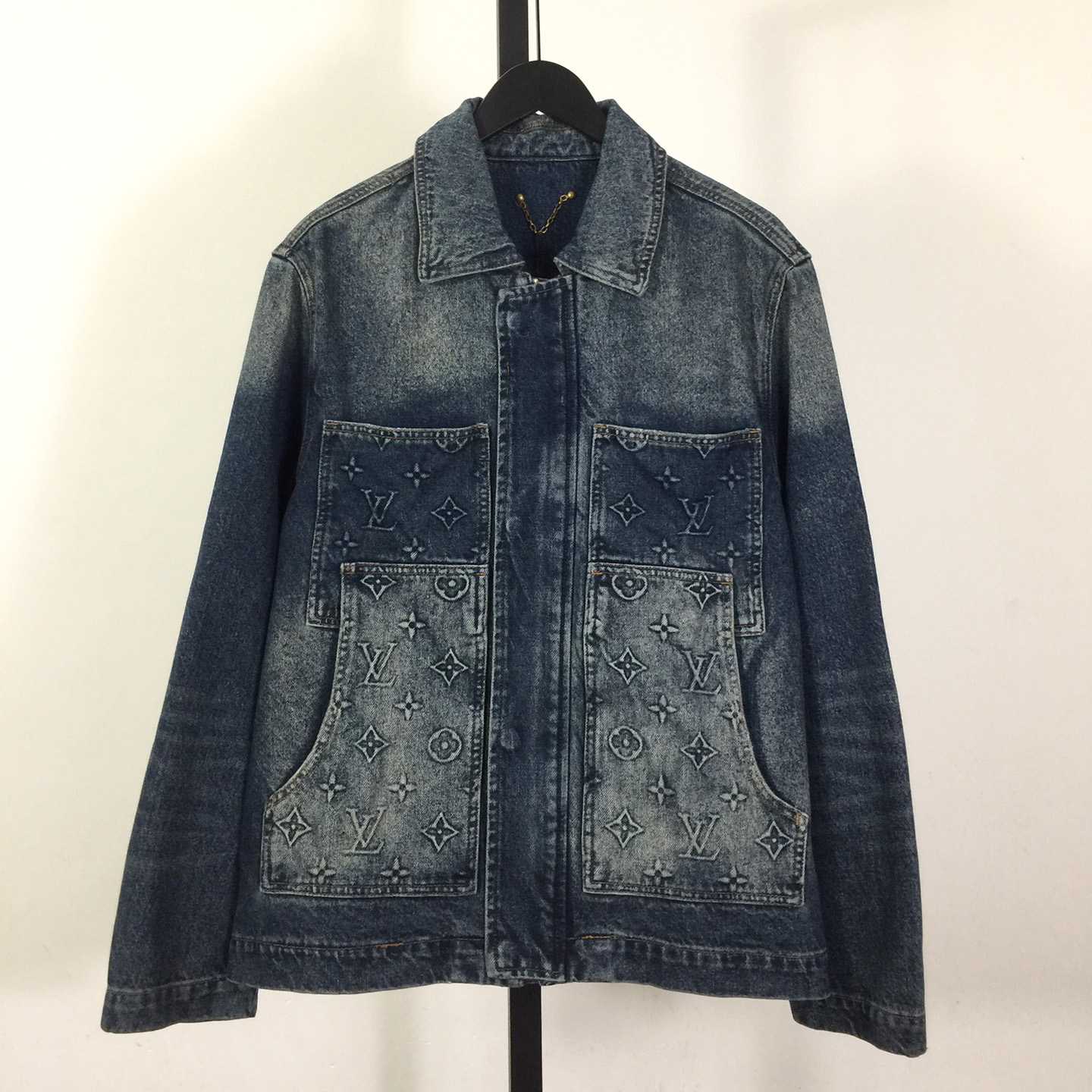 Louis Vuitton Monogram Light Denim Jacket - DopestKickz