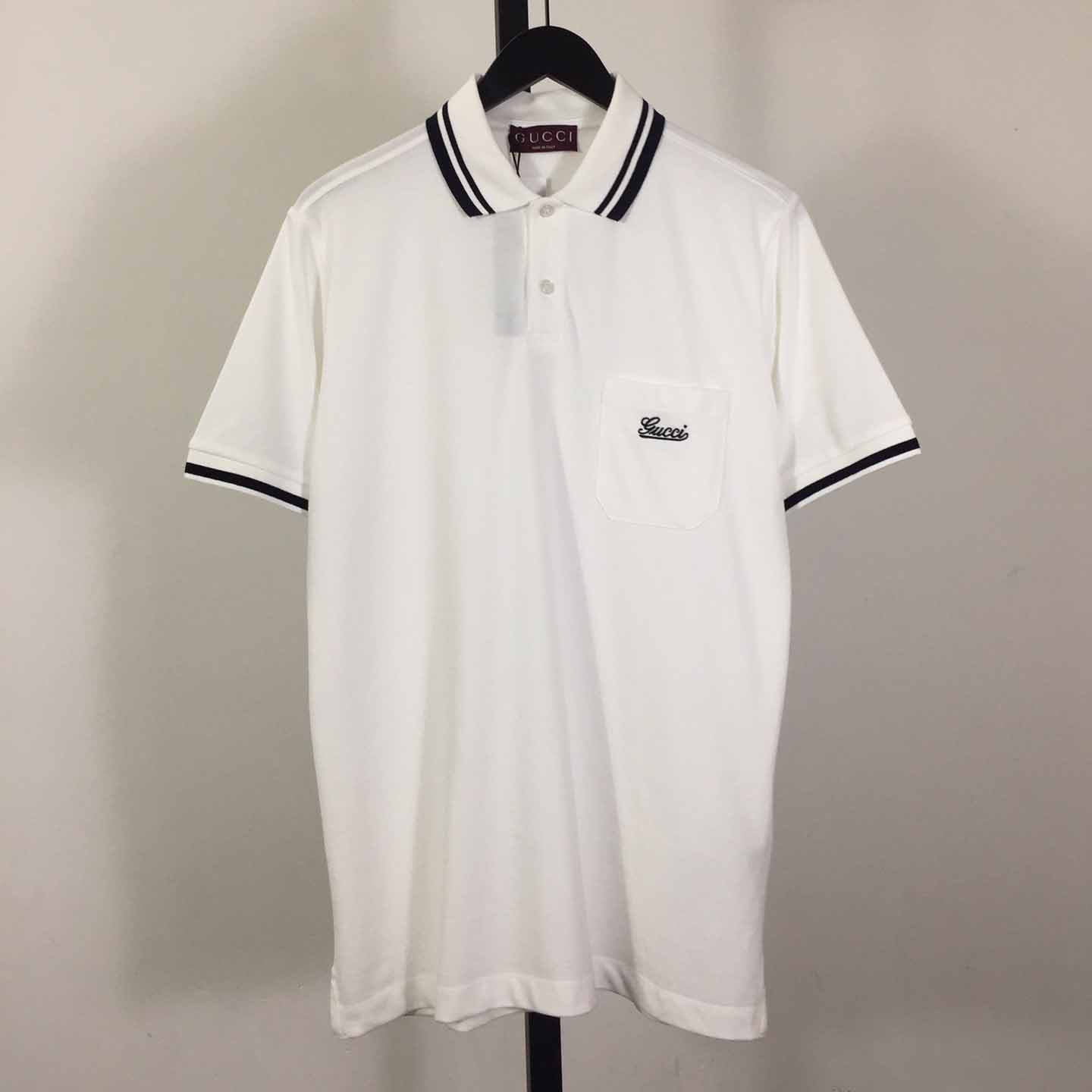 Gucci Cotton Piquet Polo Shirt - DopestKickz