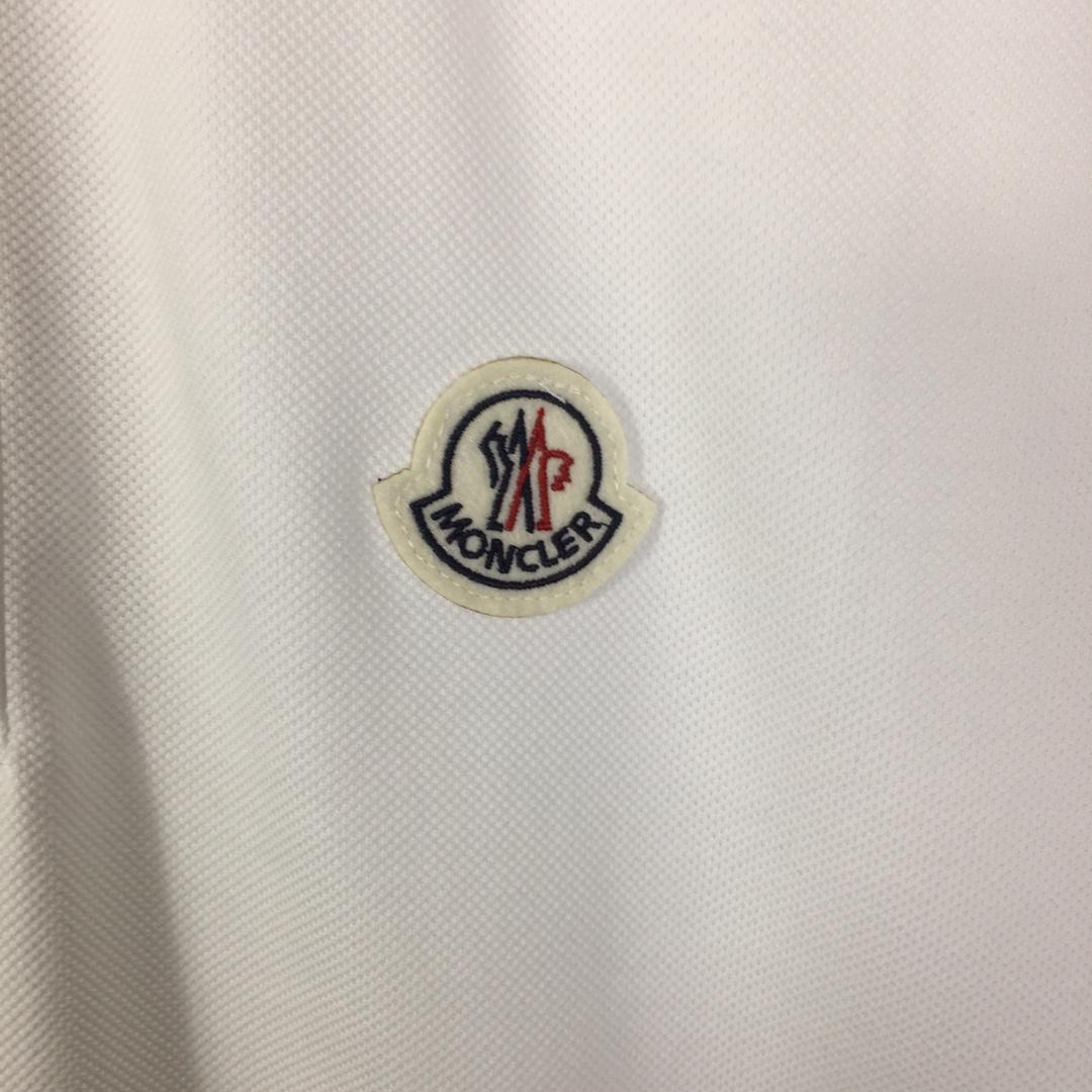 Moncler Logo Cotton Polo Shirt - DopestKickz