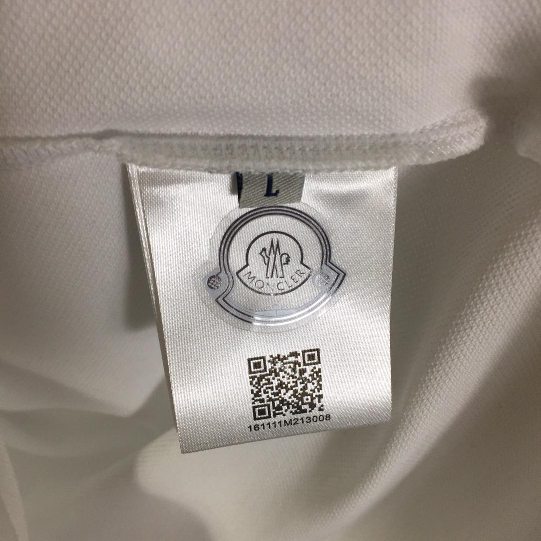 Moncler Logo Cotton Polo Shirt - DopestKickz