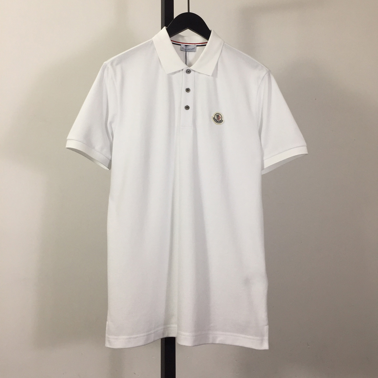 Moncler Logo Cotton Polo Shirt - DopestKickz