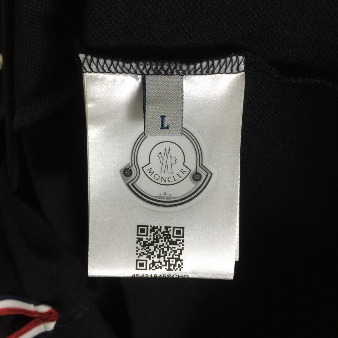 Moncler Logo Cotton Polo Shirt - DopestKickz