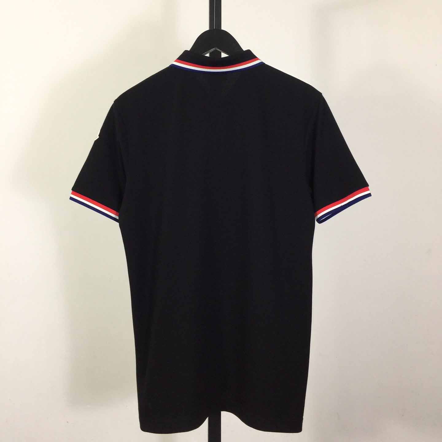 Moncler Logo Cotton Polo Shirt - DopestKickz
