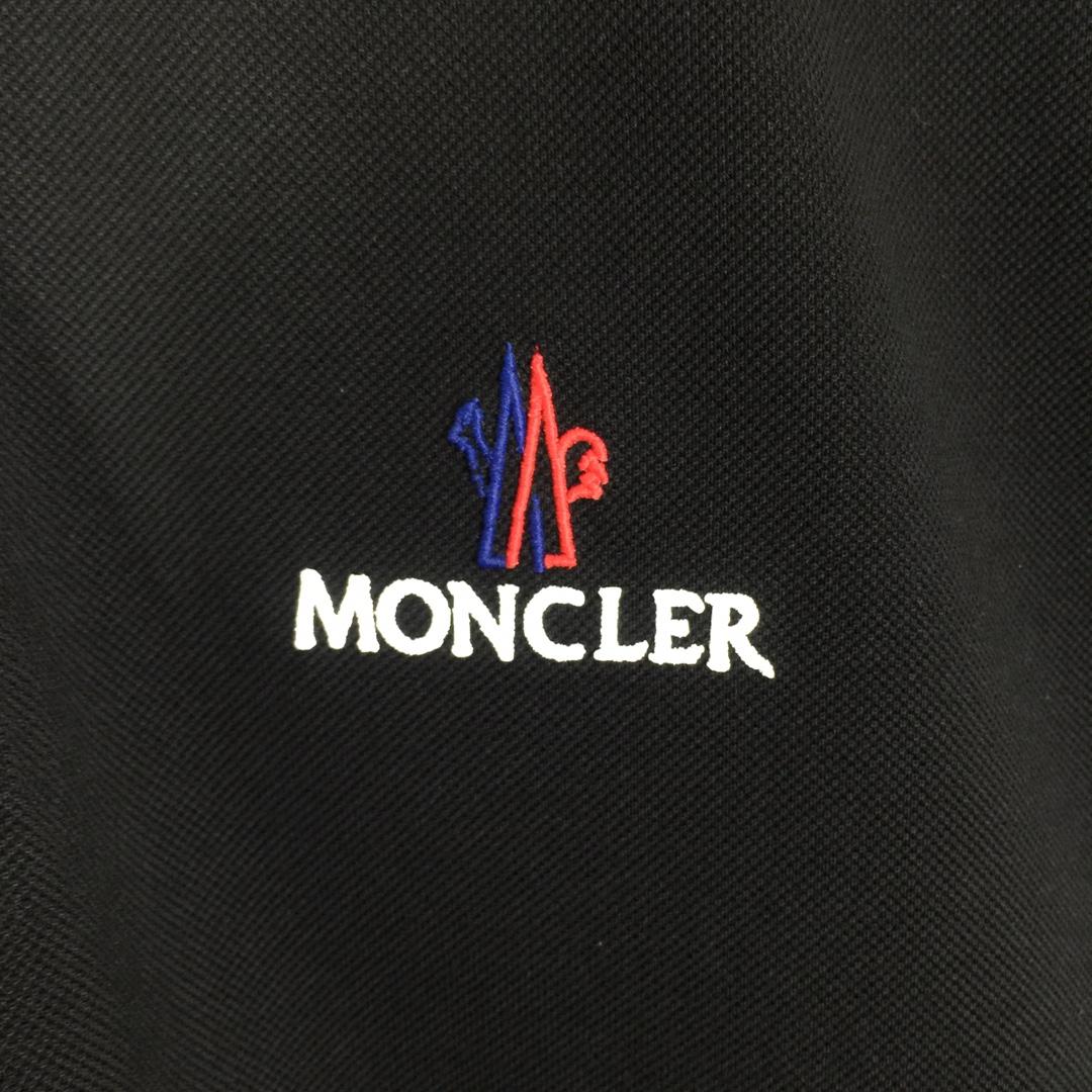 Moncler Logo Cotton Polo Shirt - DopestKickz
