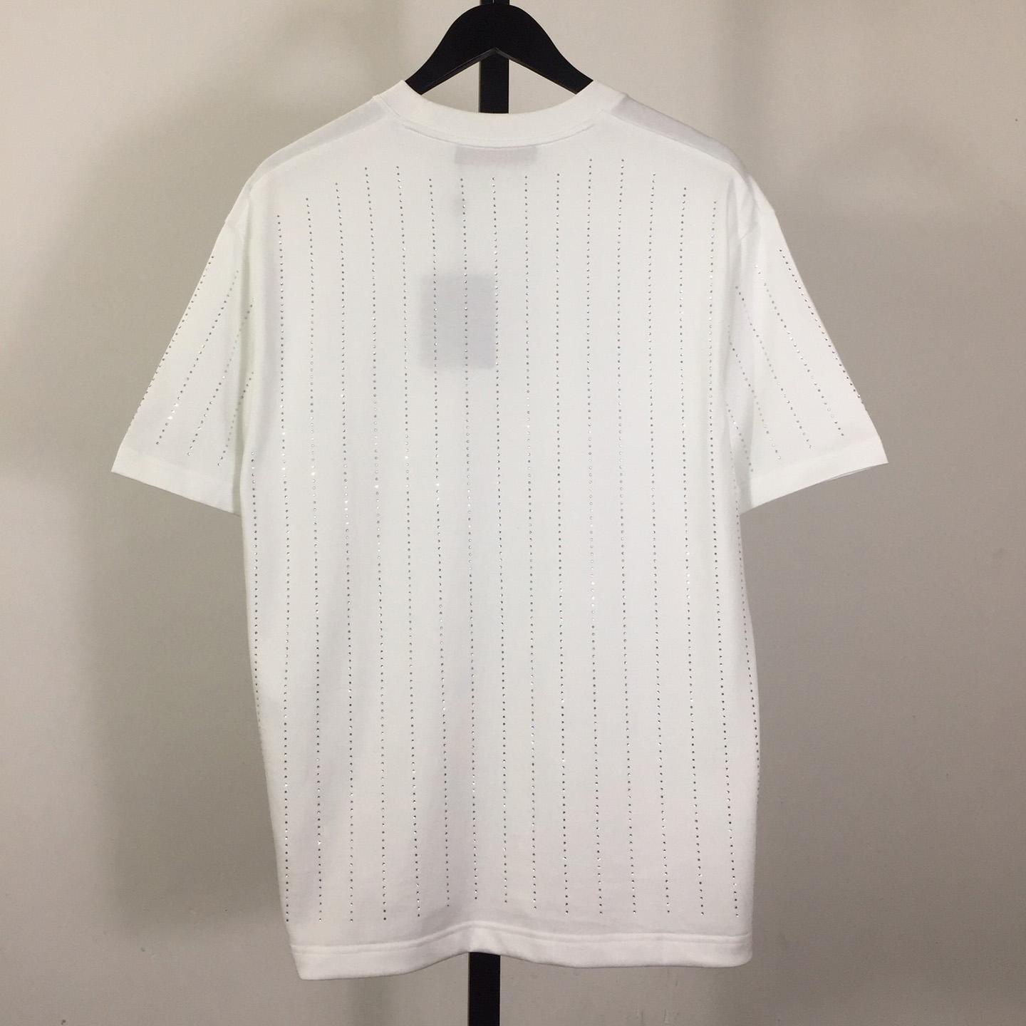 Louis Vuitton Cotton T-Shirt With Crystal - DopestKickz