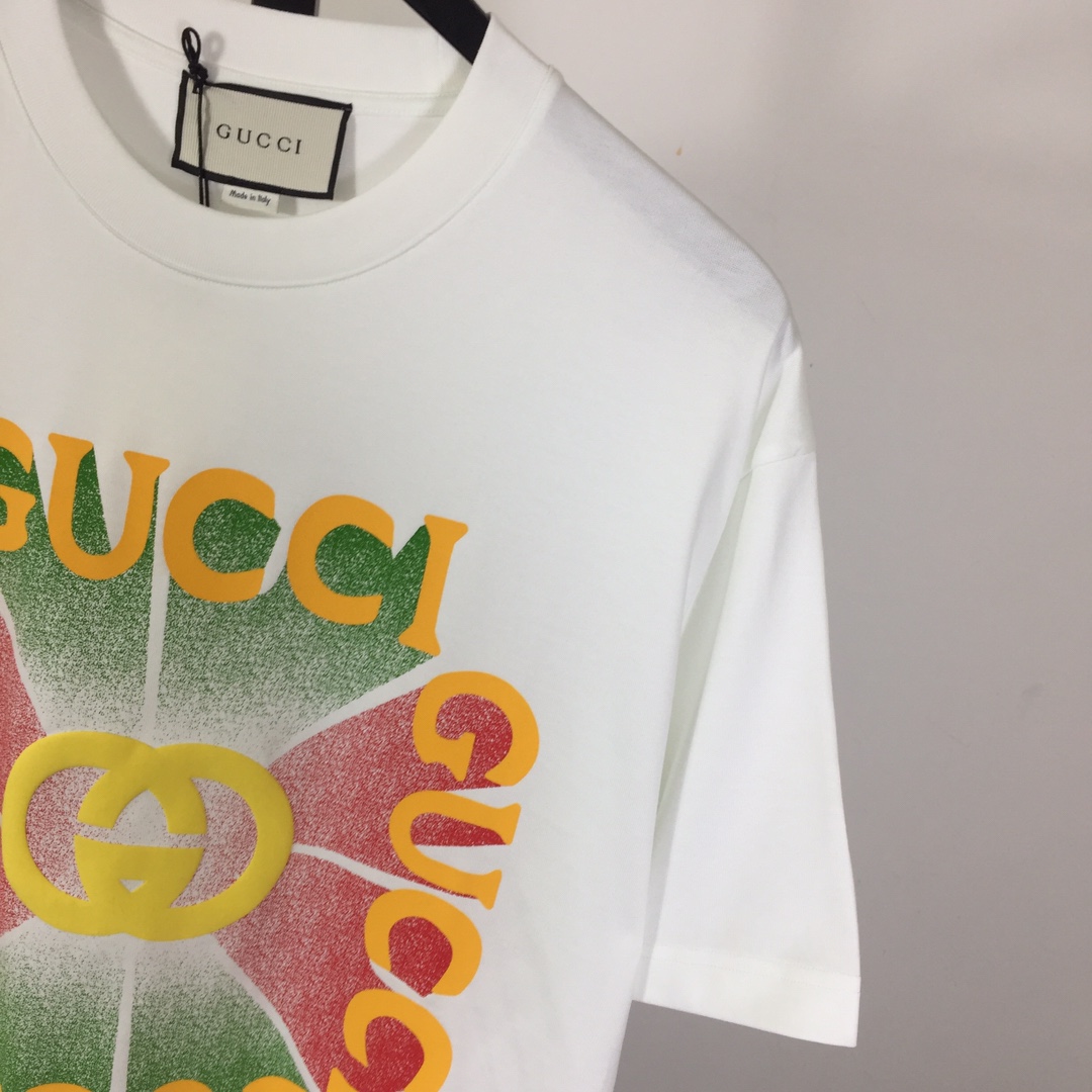 Gucci Cotton Jersey Printed T-shirt   - DopestKickz