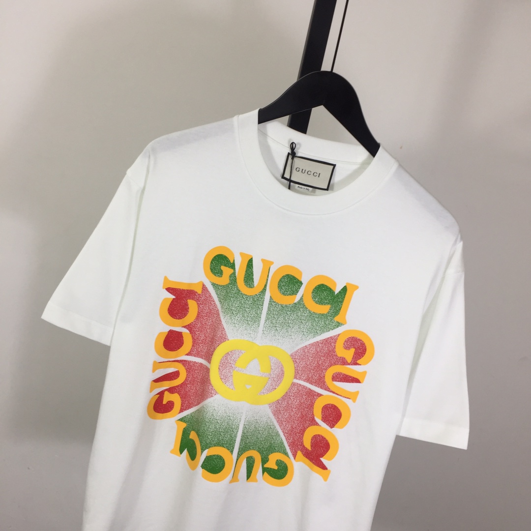 Gucci Cotton Jersey Printed T-shirt   - DopestKickz
