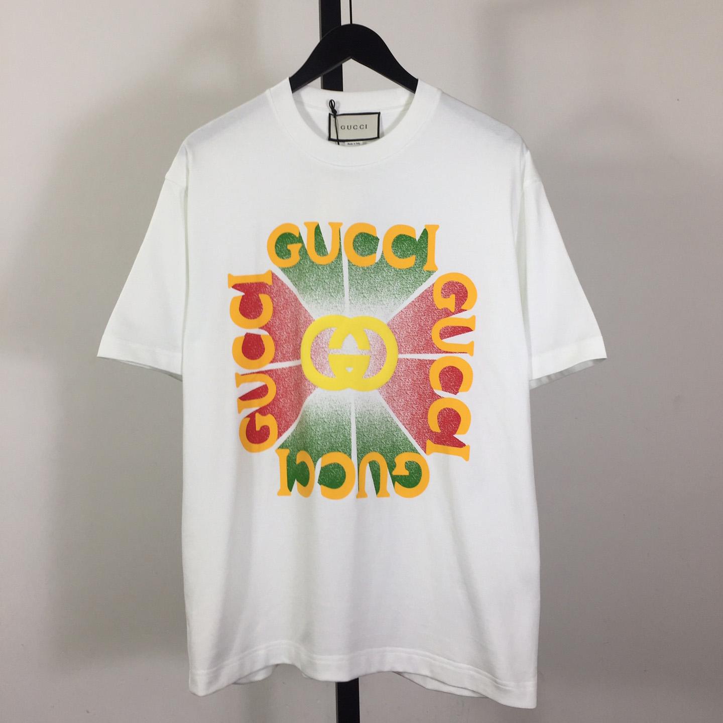 Gucci Cotton Jersey Printed T-shirt   - DopestKickz