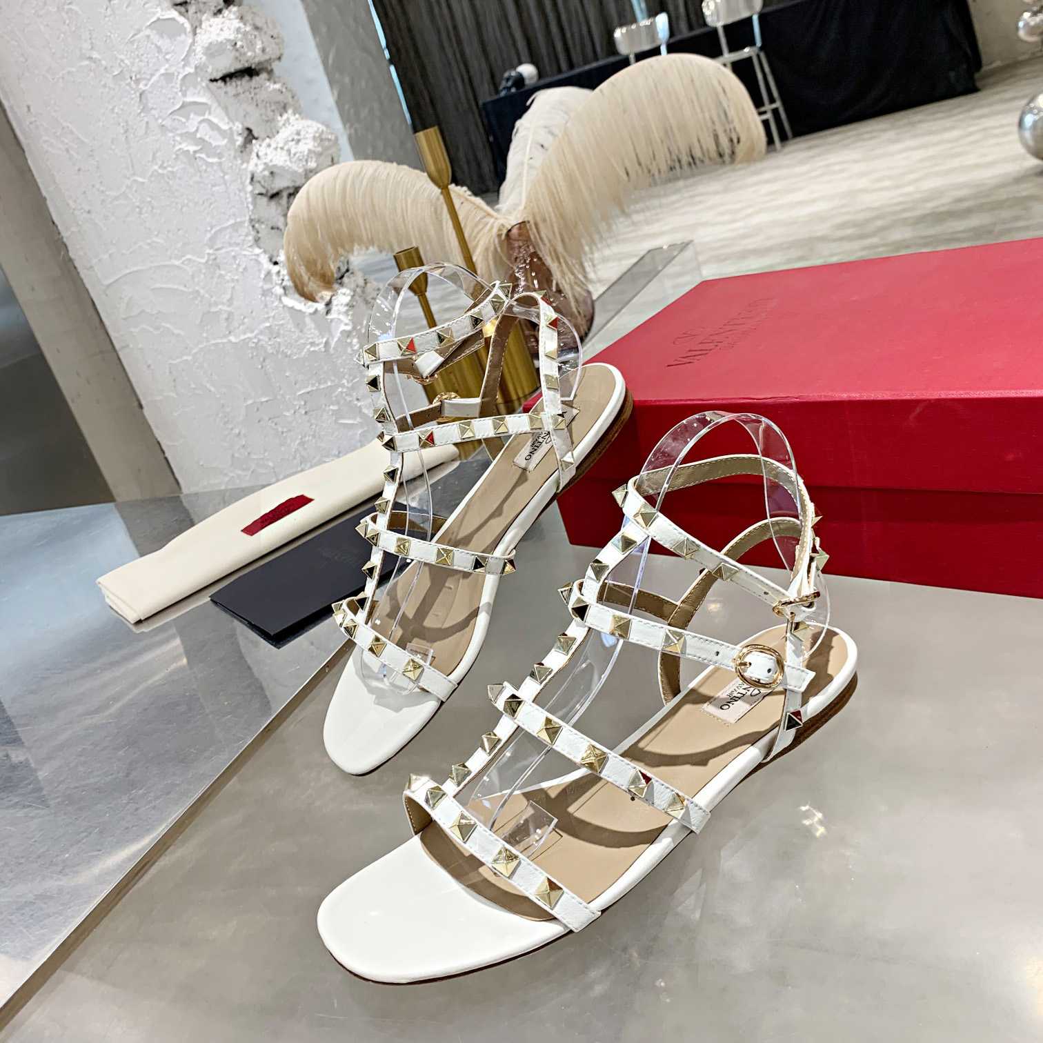 Valenti Garavani Rockstud Caged-straps Sandals - DopestKickz