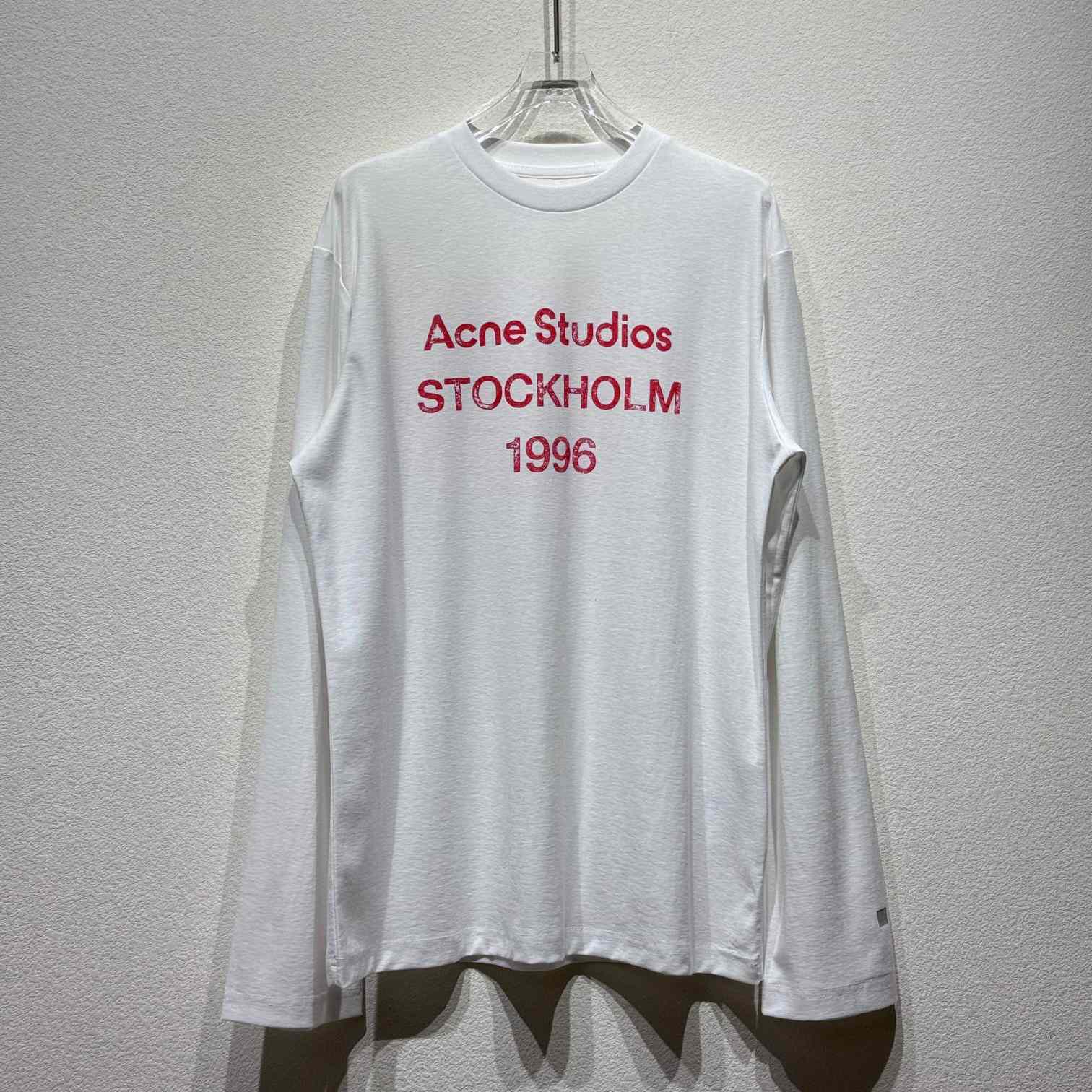 Acne Studios Edden 1996 Long Sleeve T-Shirt - DopestKickz