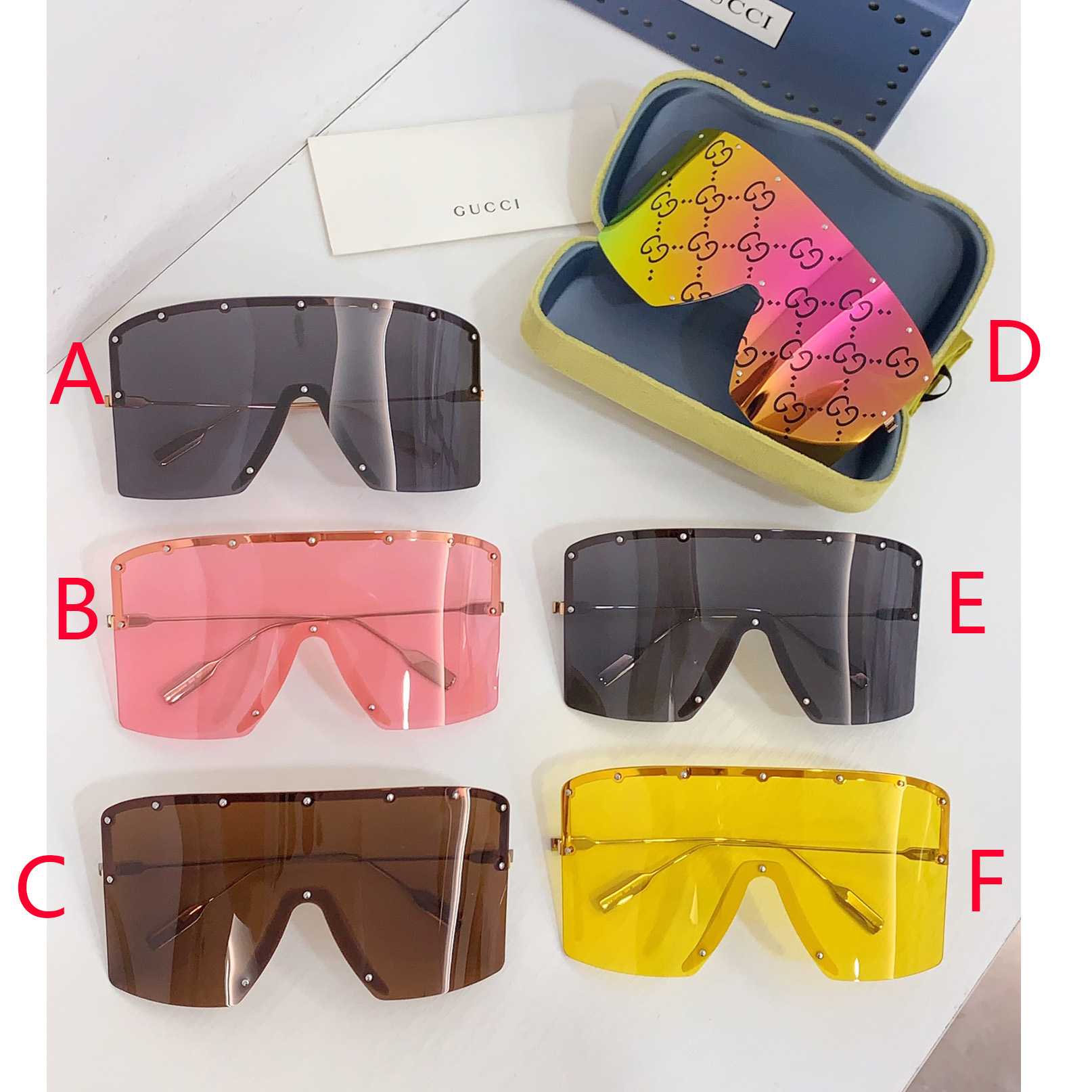 Gucci Mask-Shaped Sunglasses     GG1244 - DopestKickz