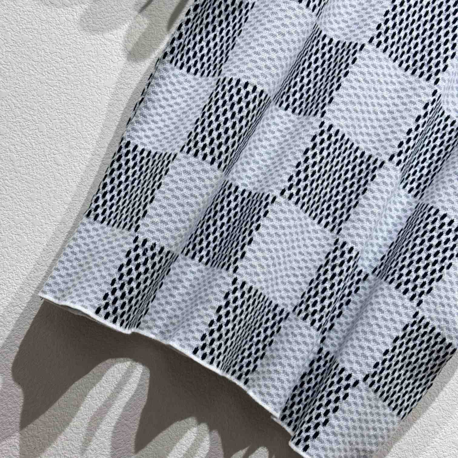 Louis Vuitton Damier Jacquard Short-Sleeved Crewneck   1AHEB7 - DopestKickz