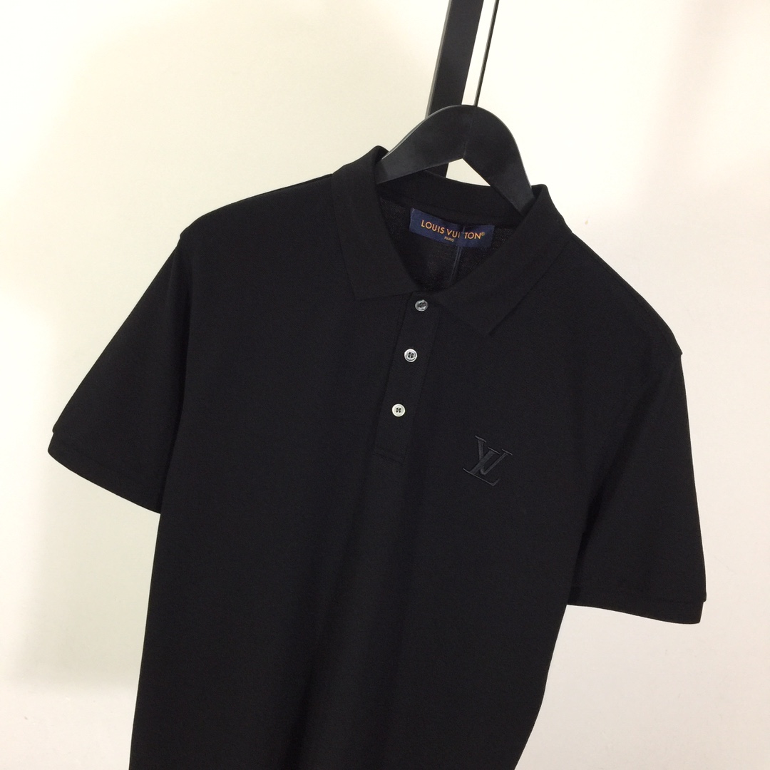Louis Vuitton Short-Sleeved Cotton Polo Shirt    - DopestKickz