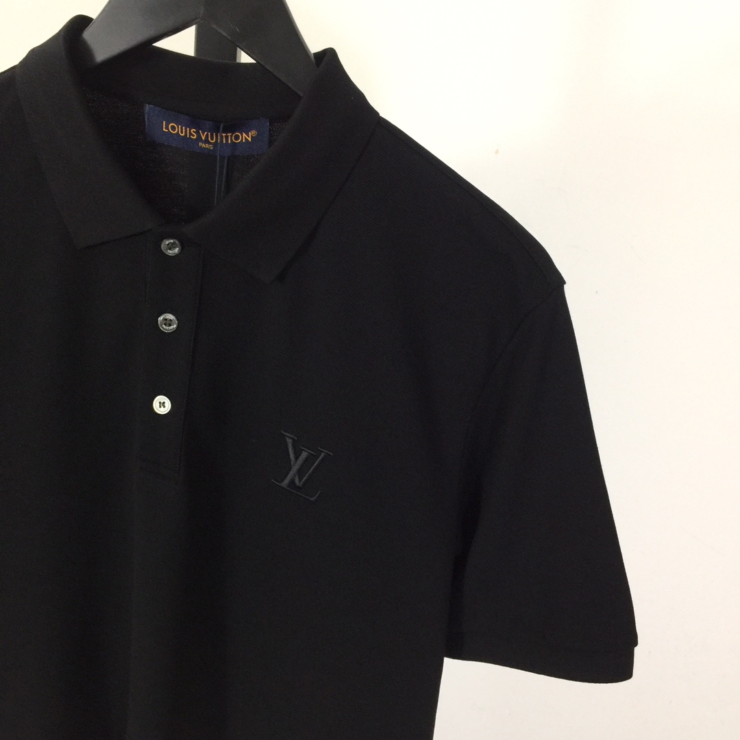 Louis Vuitton Short-Sleeved Cotton Polo Shirt    - DopestKickz