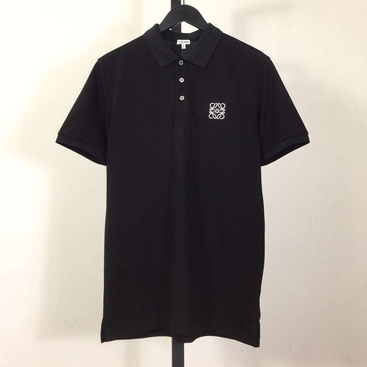 Loewe Logo Cotton Polo Shirt - DopestKickz