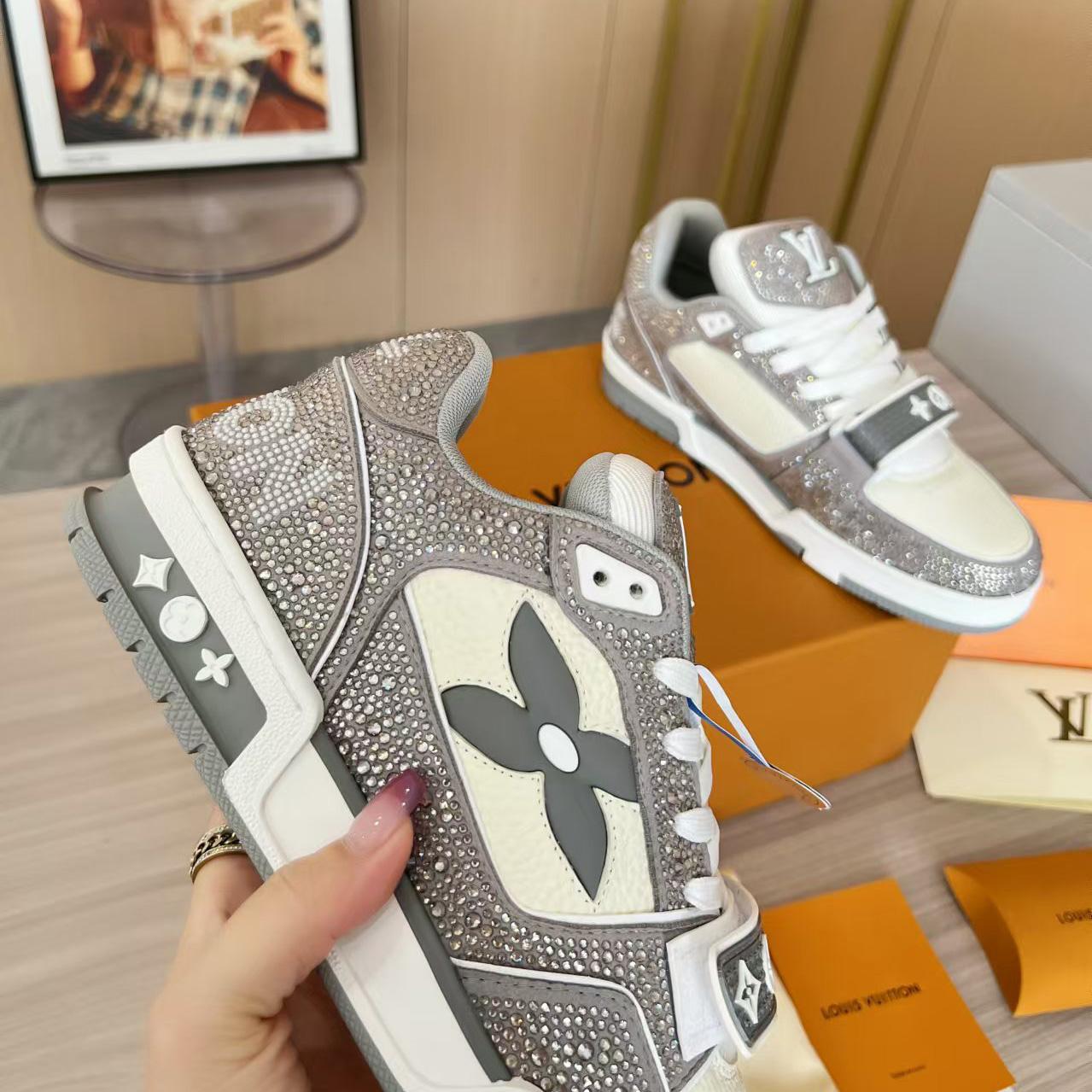 Louis Vuitton LV Trainer Sneaker   - DopestKickz