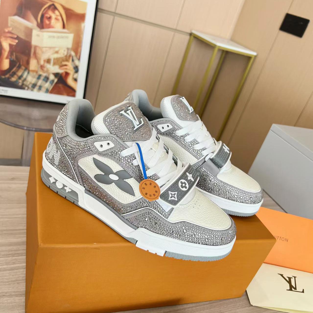 Louis Vuitton LV Trainer Sneaker   - DopestKickz