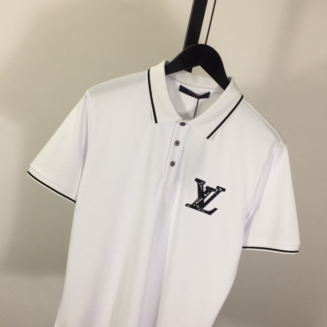 Louis Vuitton Short-Sleeved Cotton Polo Shirt    - DopestKickz
