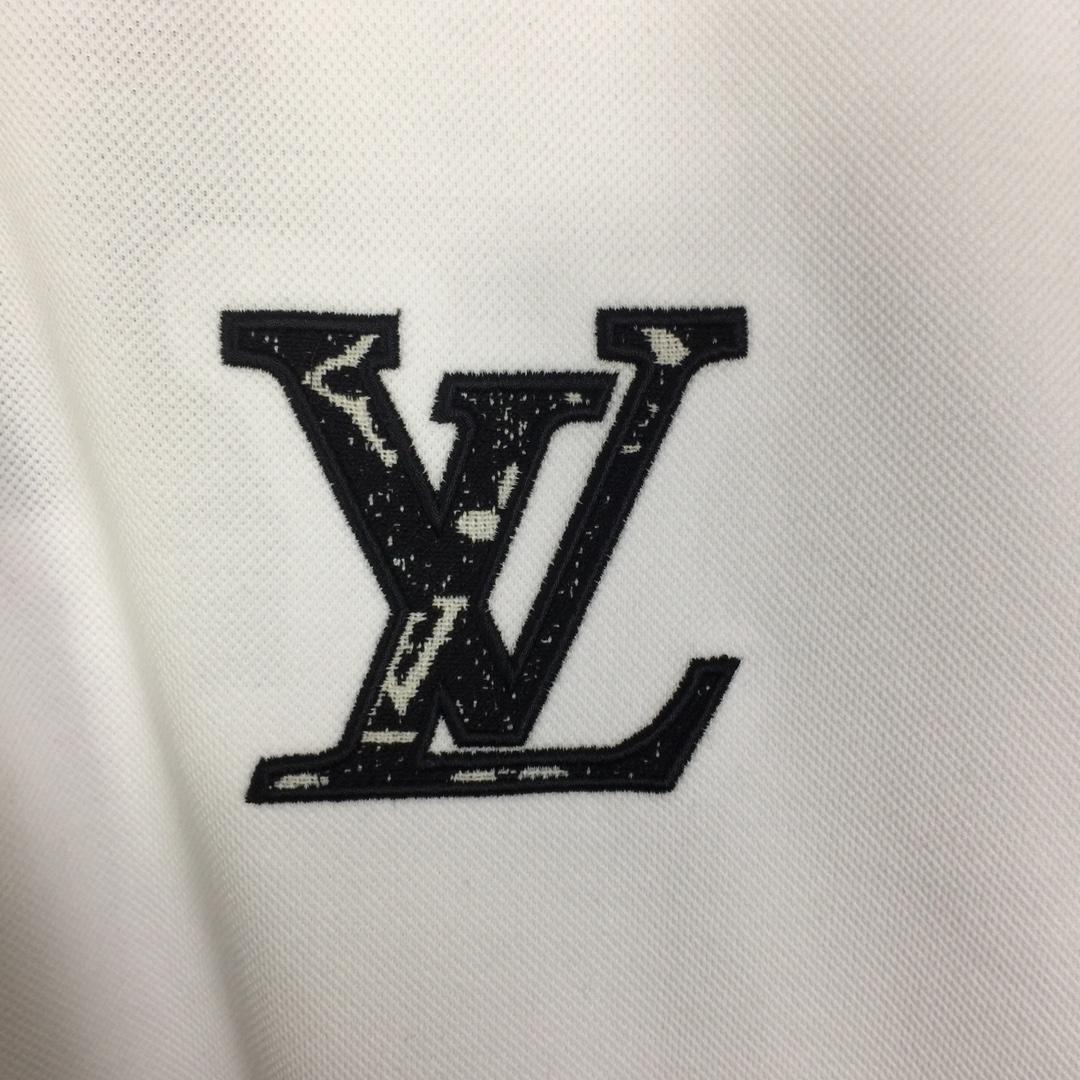 Louis Vuitton Short-Sleeved Cotton Polo Shirt    - DopestKickz