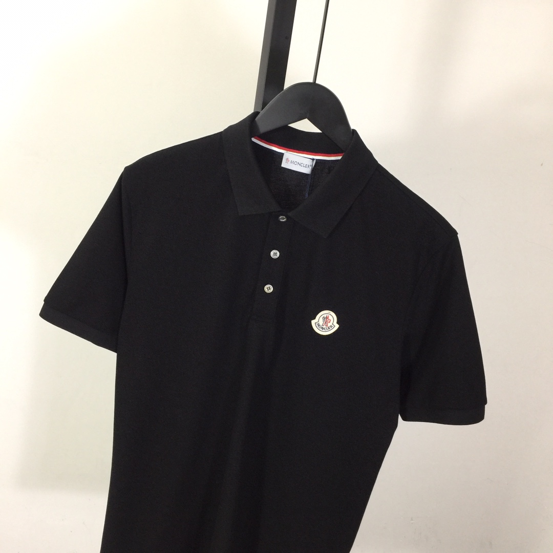 Moncler Logo Cotton Polo Shirt - DopestKickz
