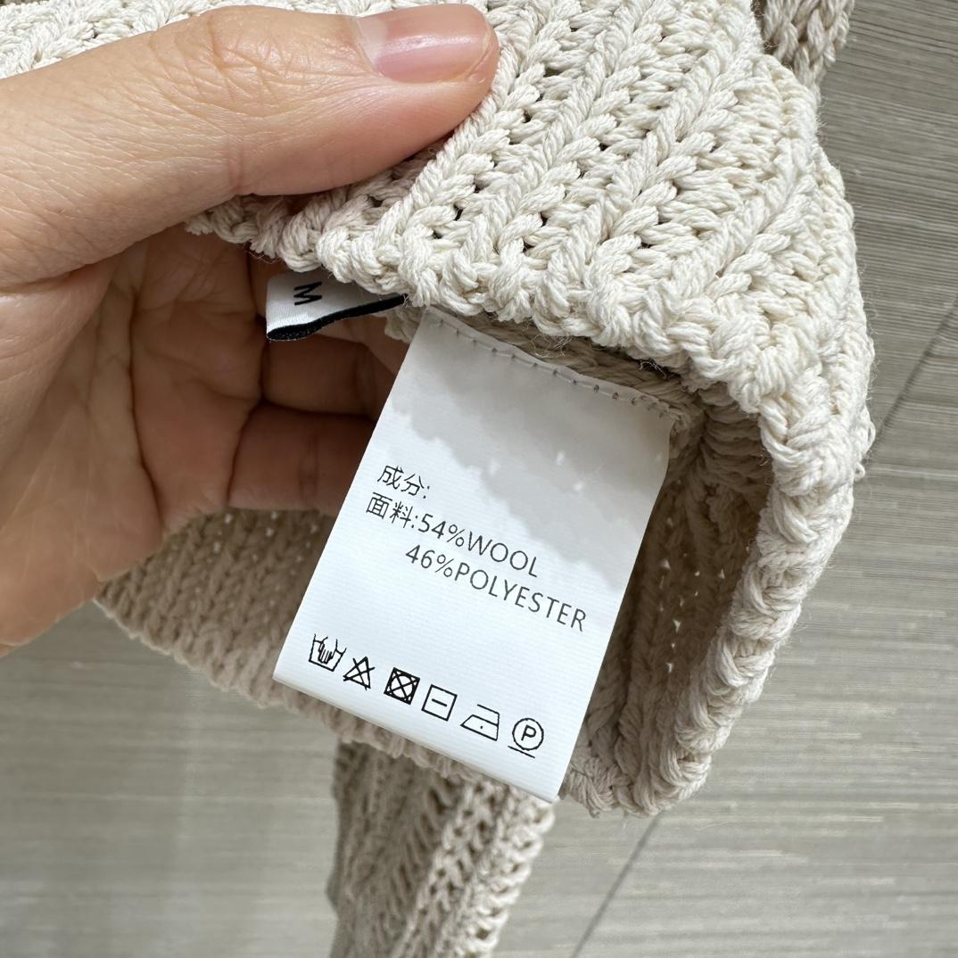 Brunello Cucinelli Jute And Cotton Cable & Mesh Sweater - DopestKickz