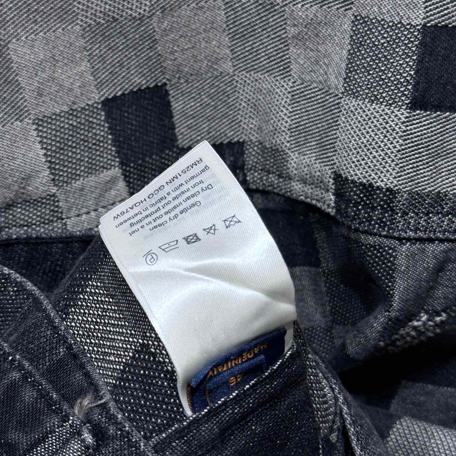 Louis Vuitton Damoflage Classic Denim Jacket  1AHEBJ - DopestKickz