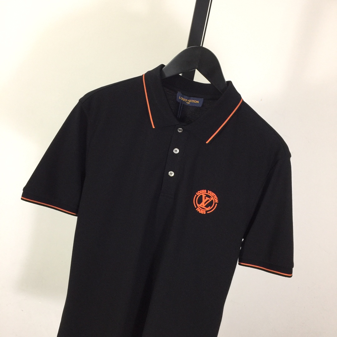 Louis Vuitton Short-Sleeved Cotton Polo Shirt    - DopestKickz