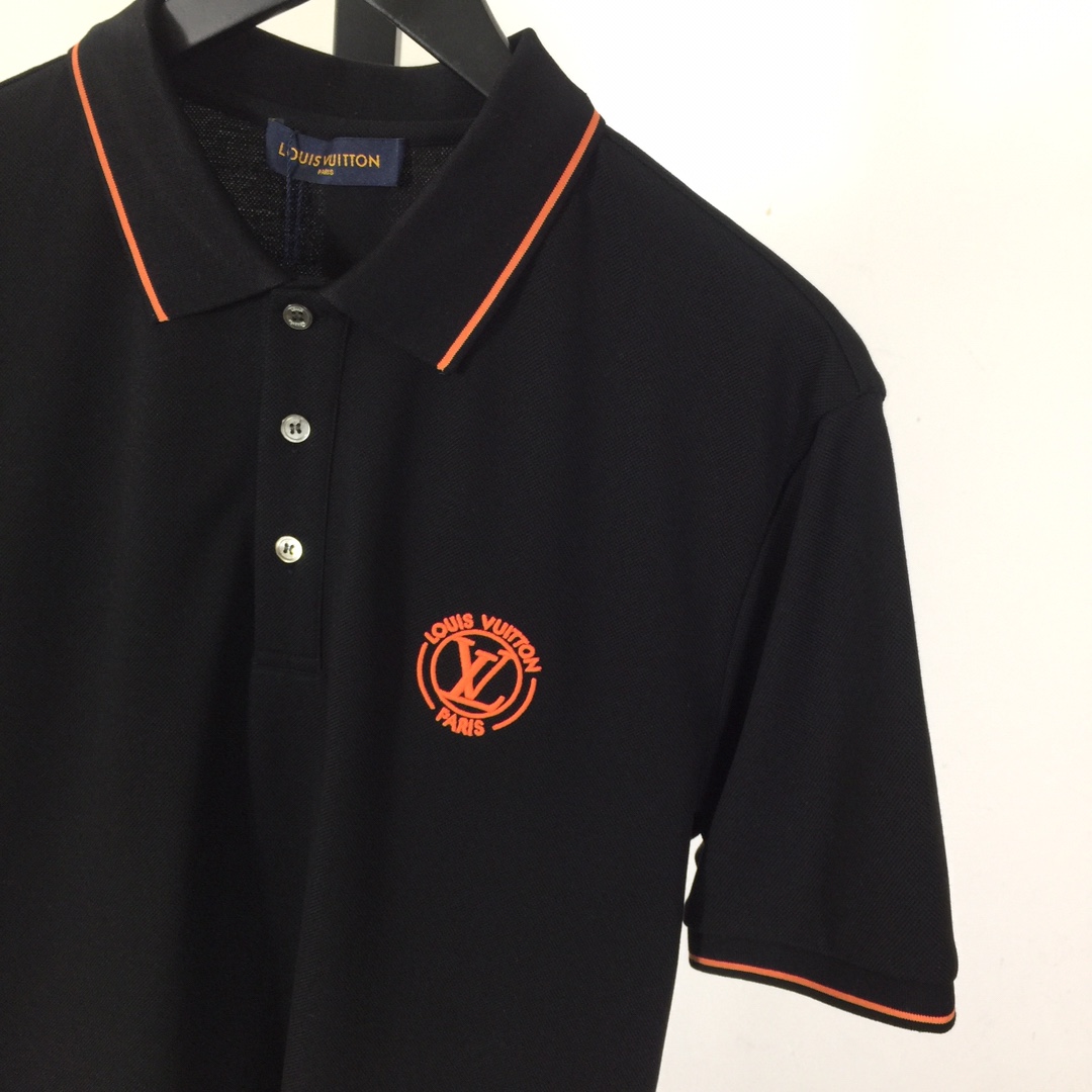 Louis Vuitton Short-Sleeved Cotton Polo Shirt    - DopestKickz